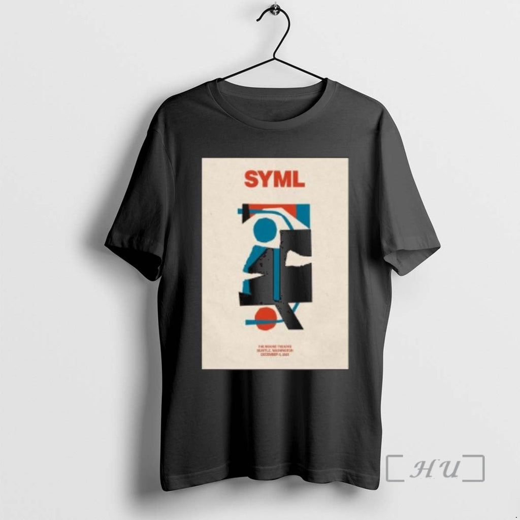 Officials Syml Seattle Wa Decmber 5 2025 Circle Black - Adult & Kids T-Shirts, Sweatshirts & Hoodies apparel design preview 1