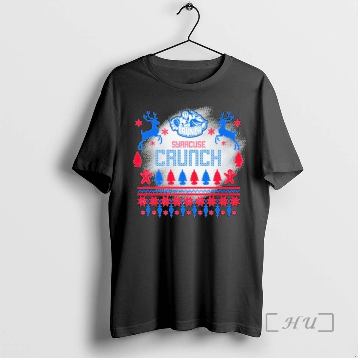 Officials Syracuse Crunch Ugly Merry - Adult & Kids T-Shirts, Sweatshirts & Hoodies apparel design preview 1