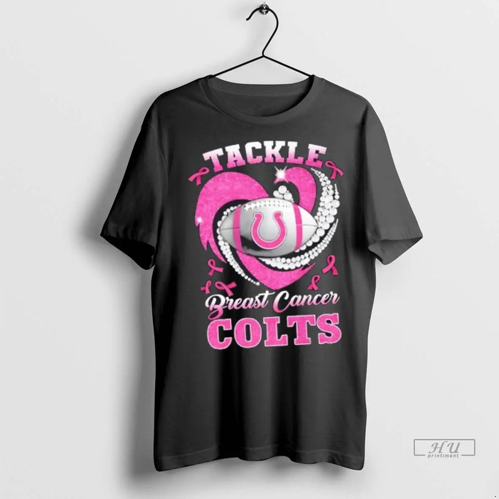 Officials Tackle Breast Cancer Indianapolis Colts - Adult & Kids T-Shirts, Sweatshirts & Hoodies apparel design preview 1