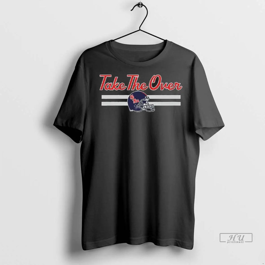 Officials Take The Over Helmet Ole Miss Football - Adult & Kids T-Shirts, Sweatshirts & Hoodies apparel design preview 1
