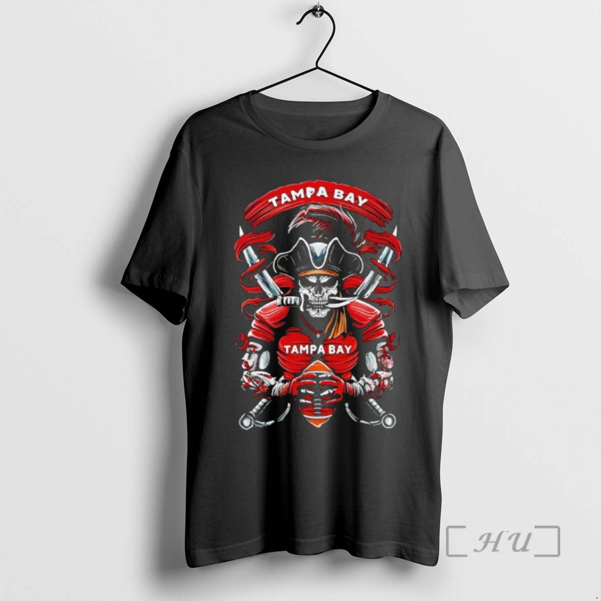 Officials Tampa Bay Buccaneers Pirate Skull Mascot - Adult & Kids T-Shirts, Sweatshirts & Hoodies apparel design preview 1