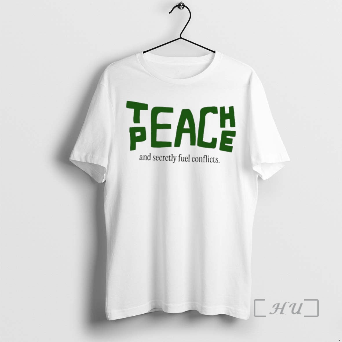 Officials Teach Peace Secretly Fuel Conflicts - Adult & Kids T-Shirts, Sweatshirts & Hoodies apparel design preview 1
