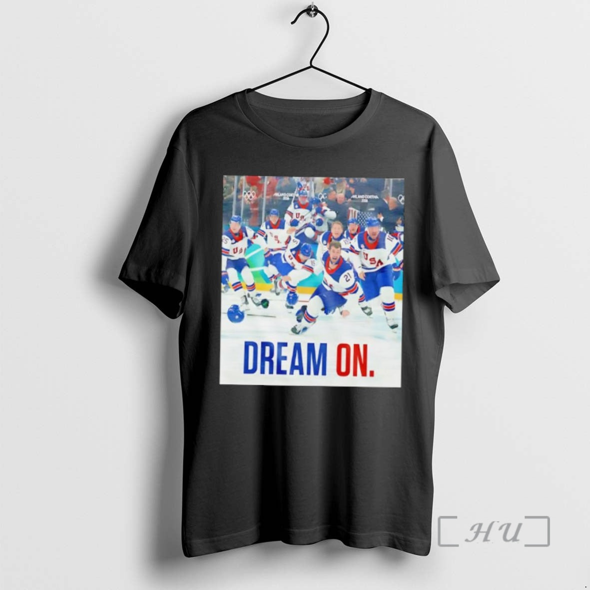 Officials Team Usa Hockey Milano Cortina 2026 Dream - Adult & Kids T-Shirts, Sweatshirts & Hoodies apparel design preview 1