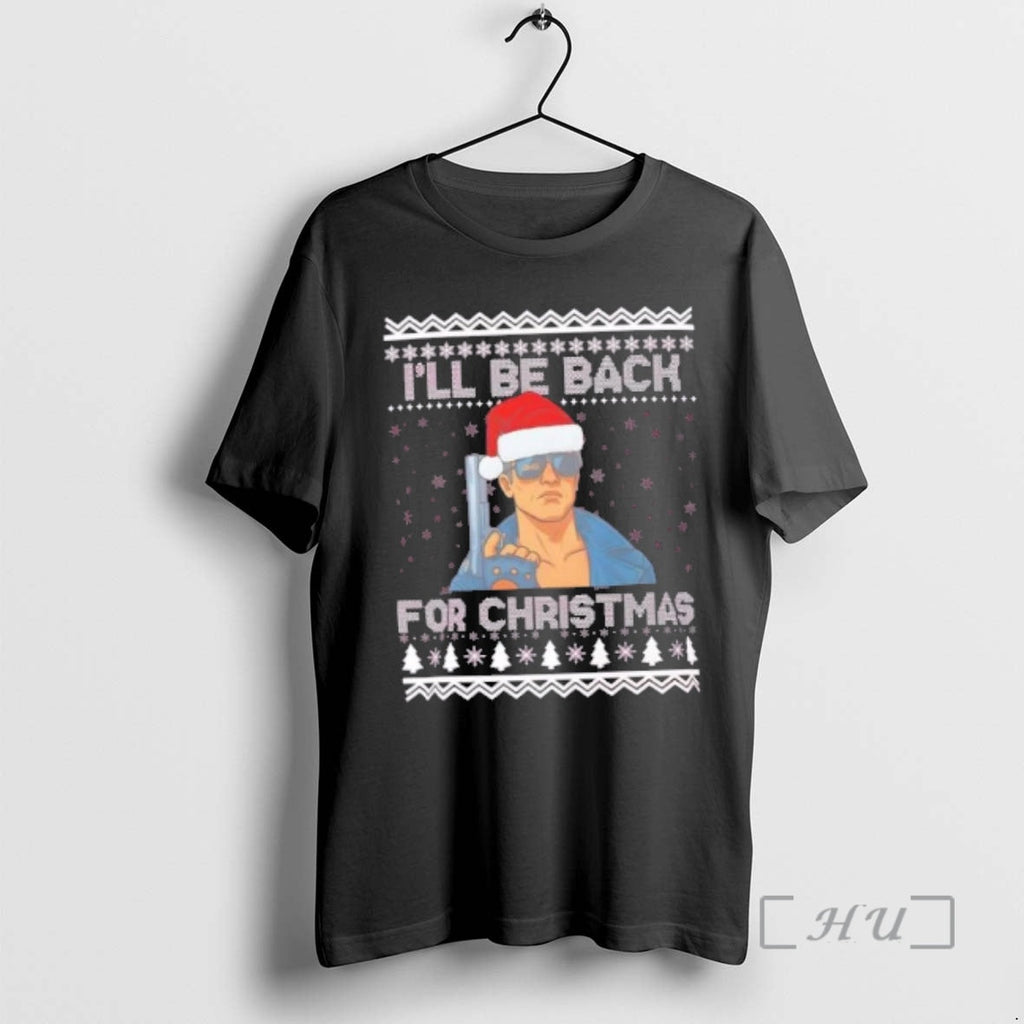 Officials Terminator Santa Action Movie - Adult & Kids T-Shirts, Sweatshirts & Hoodies apparel design preview 1