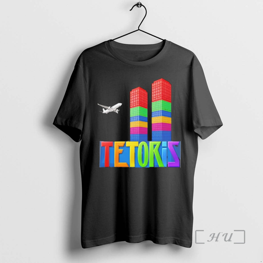 Officials Tetoris 9 11 Twin Towers Lego Parody - Adult & Kids T-Shirts, Sweatshirts & Hoodies apparel design preview 1