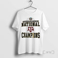 Officials Texas Am Aggies 2025 Ncaa Di Volleyball - Adult & Kids T-Shirts, Sweatshirts & Hoodies apparel design preview 1