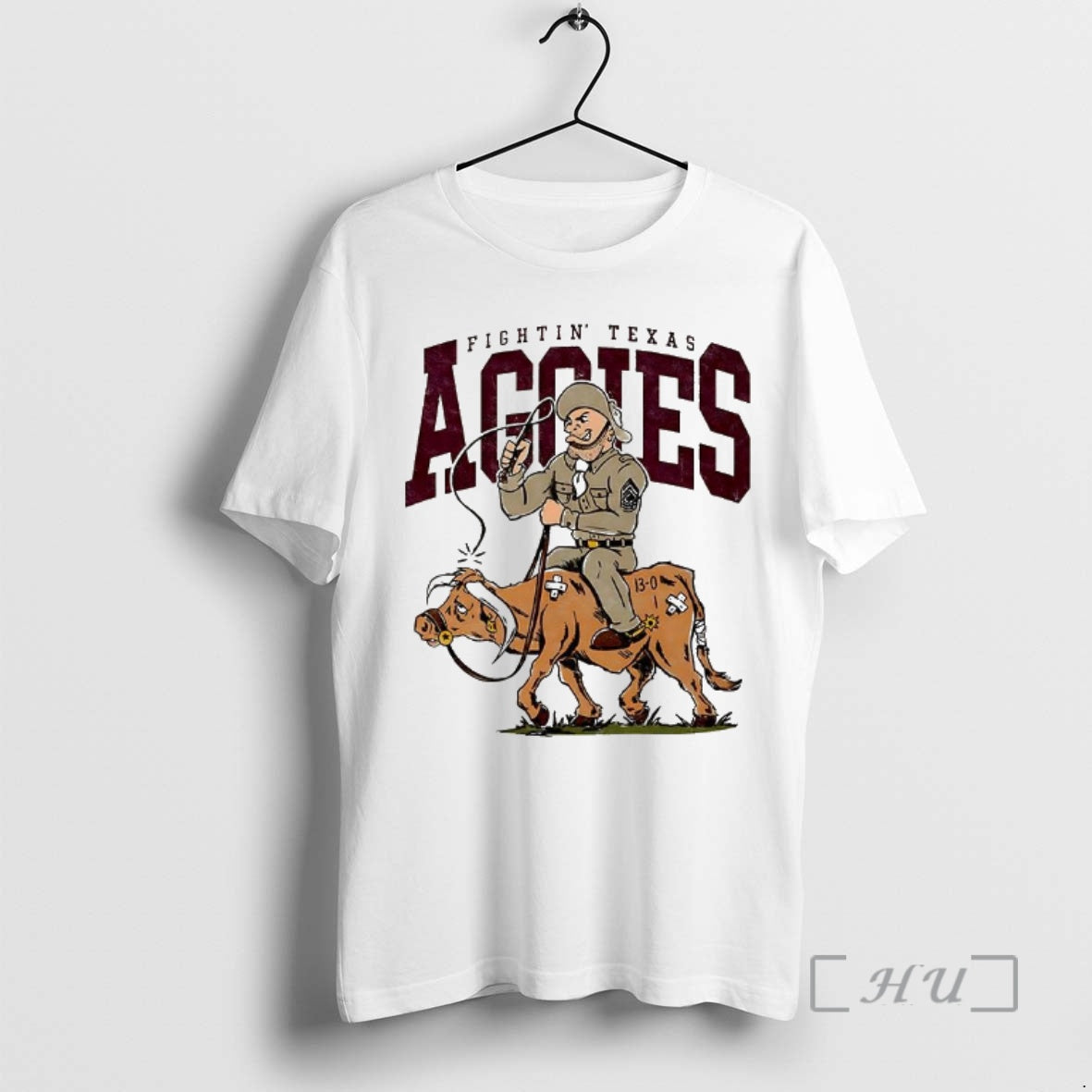 Officials Texas Am Aggies Fightin Sarge Mascot - Adult & Kids T-Shirts, Sweatshirts & Hoodies apparel design preview 1