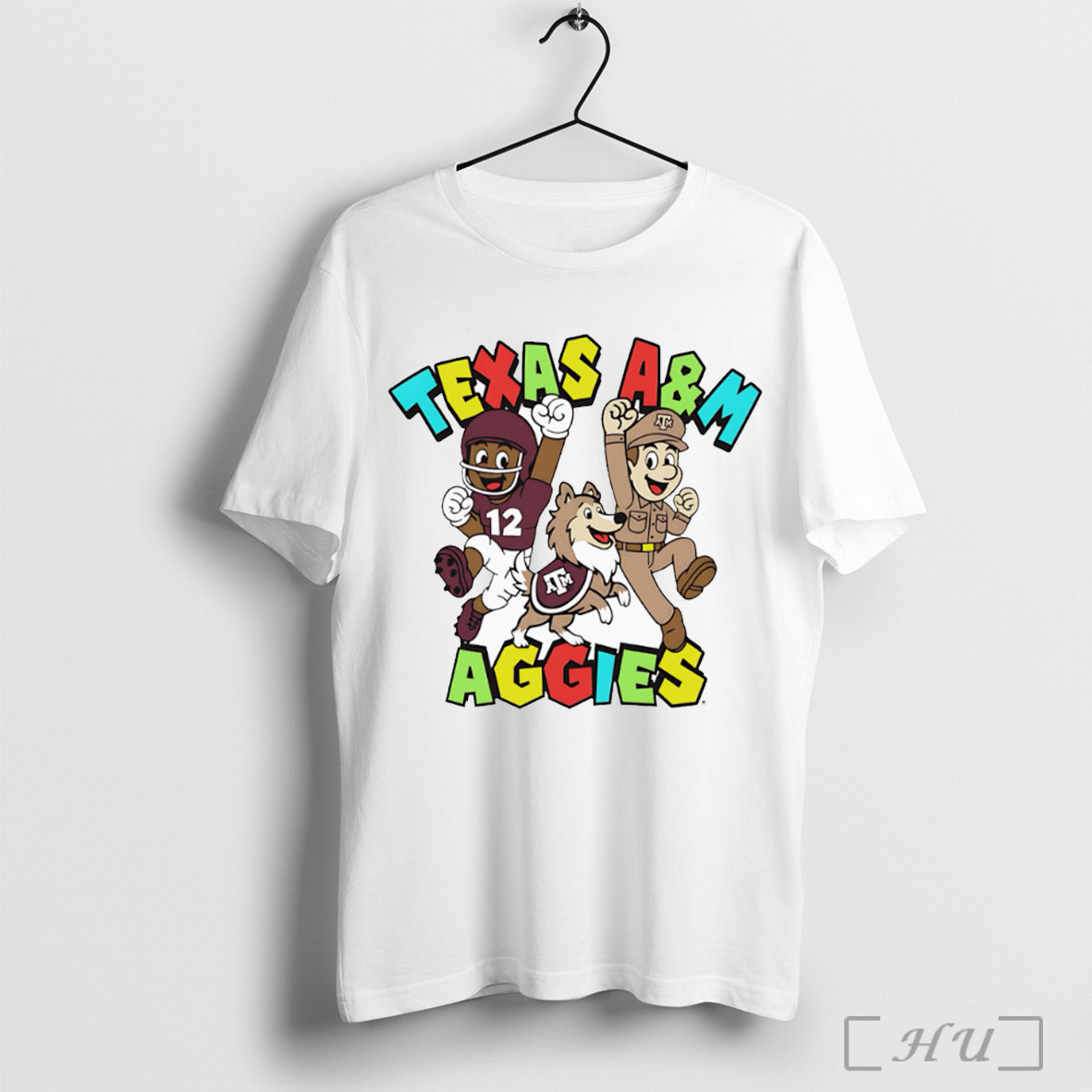 Officials Texas Am Aggies Football Player Reveille - Adult & Kids T-Shirts, Sweatshirts & Hoodies apparel design preview 1