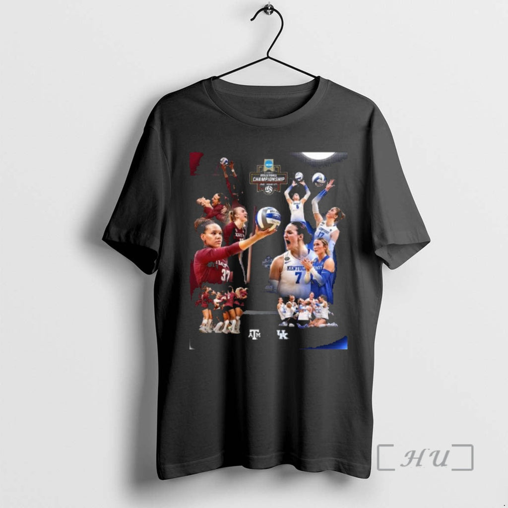 Officials Texas Am Vs Kentucky 2025 Volleyball - Adult & Kids T-Shirts, Sweatshirts & Hoodies apparel design preview 1