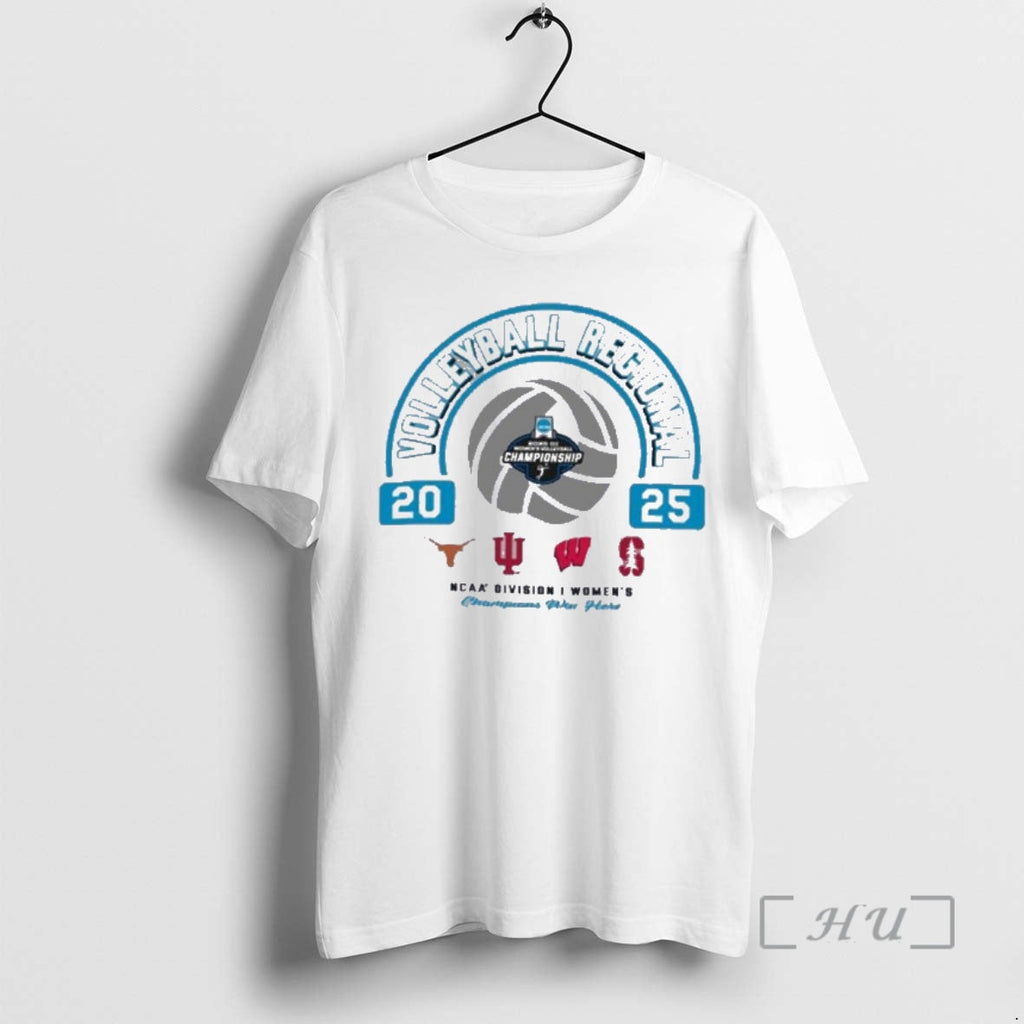 Officials Texas Regional 2025 Ncaa Di Volleyball - Adult & Kids T-Shirts, Sweatshirts & Hoodies apparel design preview 1