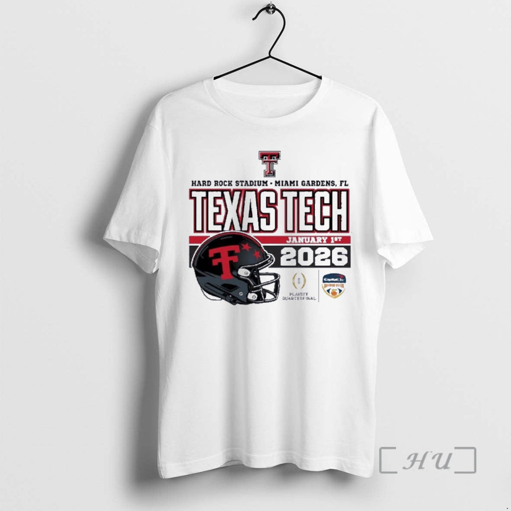 Officials Texas Tech 2025 Cfp Juiced Orange Bowl - Adult & Kids T-Shirts, Sweatshirts & Hoodies apparel design preview 1