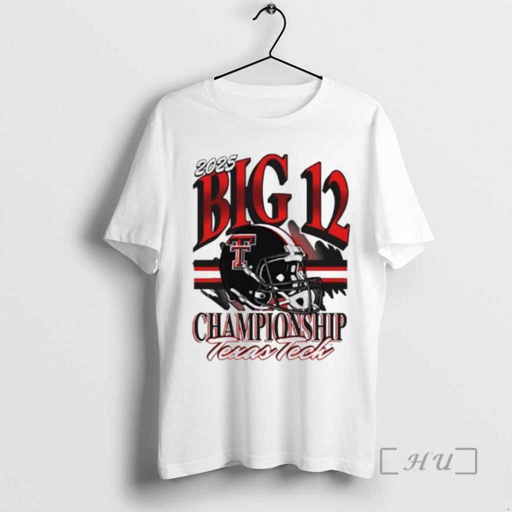 Officials Texas Tech Red Raiders 2025 Big 12 - Adult & Kids T-Shirts, Sweatshirts & Hoodies apparel design preview 1