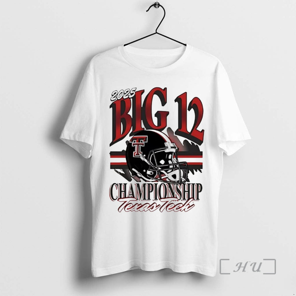 Officials Texas Tech Red Raiders 2025 Big 12 - Adult & Kids T-Shirts, Sweatshirts & Hoodies apparel design preview 1