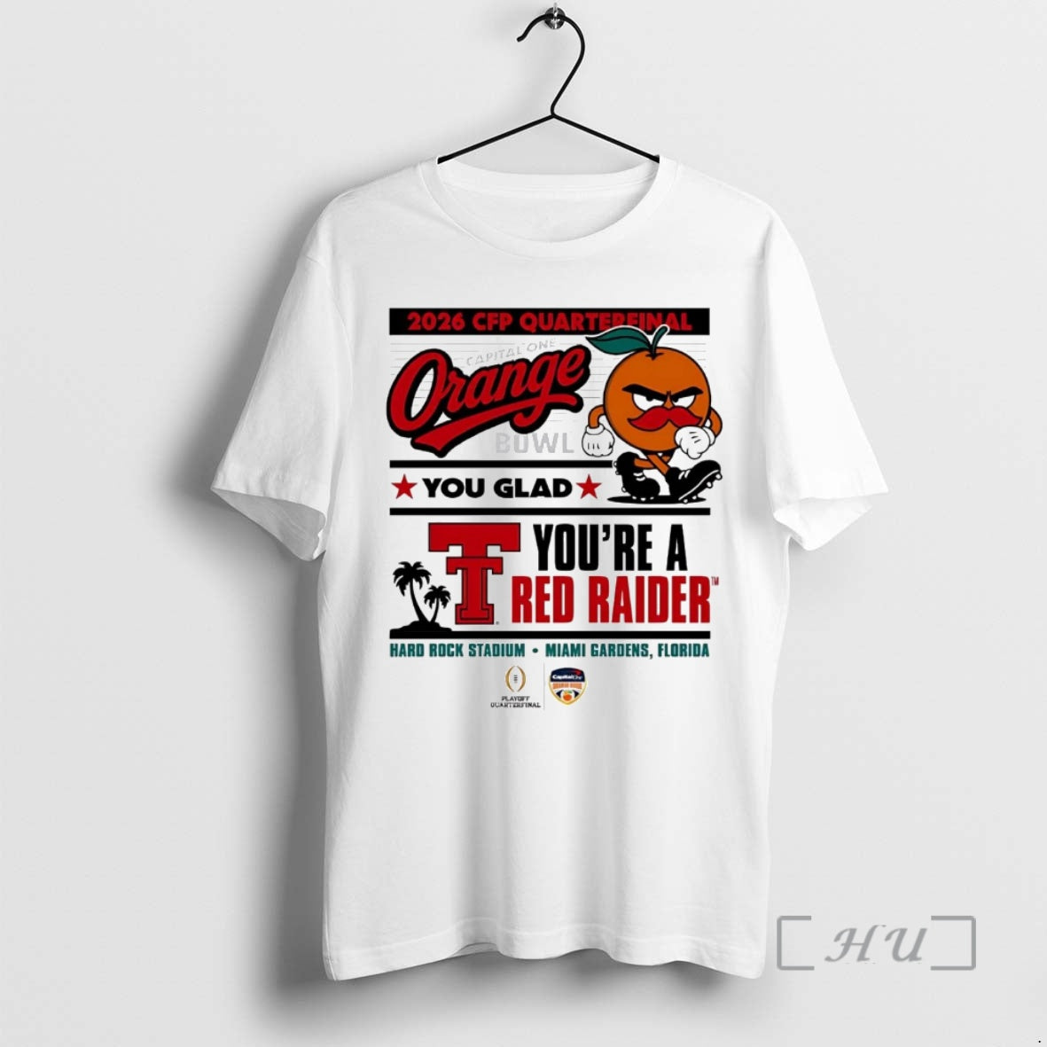 Officials Texas Tech Red Raiders 2026 Cfp - Adult & Kids T-Shirts, Sweatshirts & Hoodies apparel design preview 1