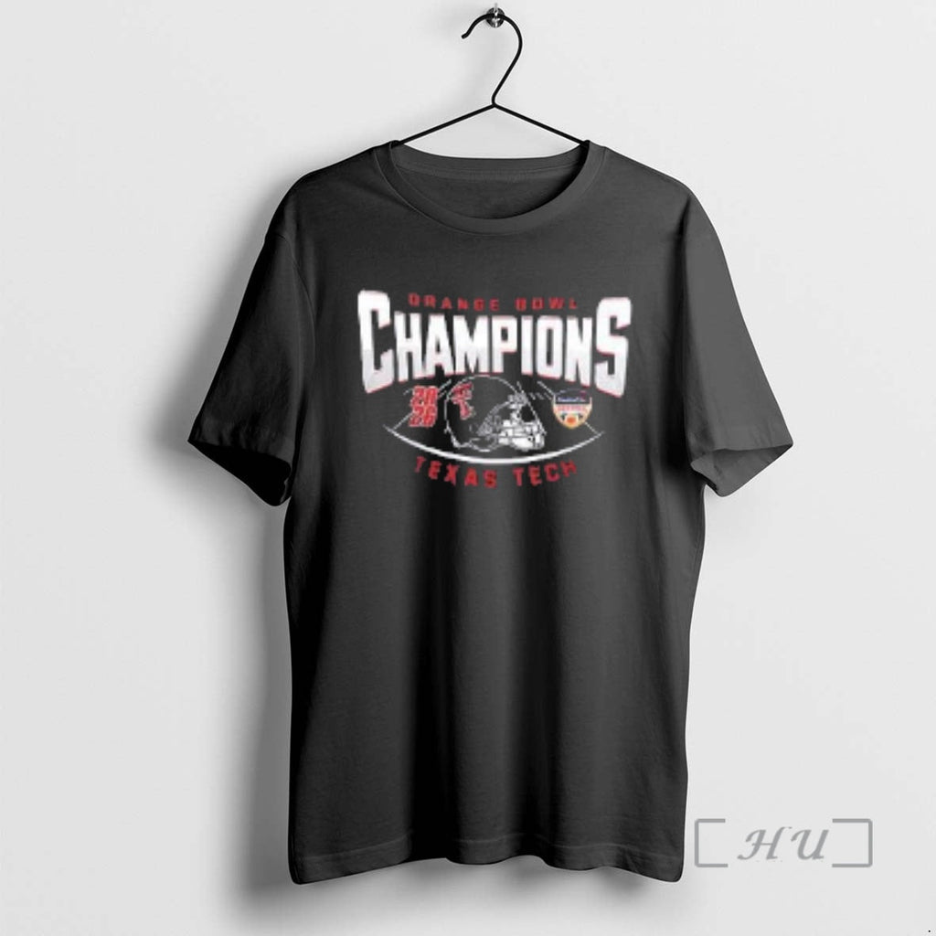 Officials Texas Tech Red Raiders 2026 Orange Bowl - Adult & Kids T-Shirts, Sweatshirts & Hoodies apparel design preview 1