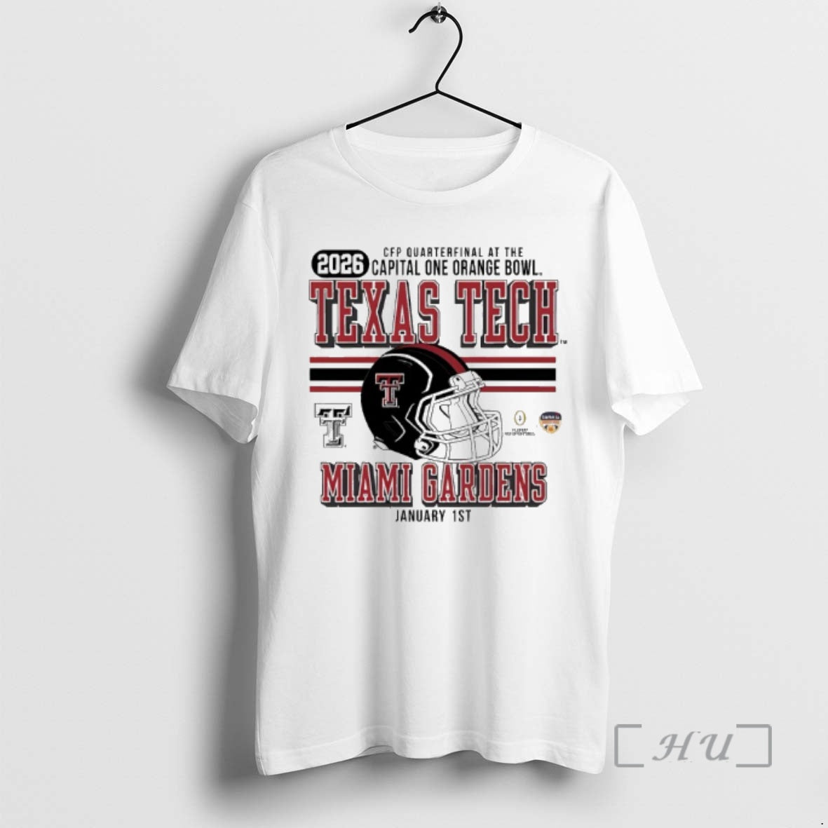 Officials Texas Tech Red Raiders Cfp Quarterfinal - Adult & Kids T-Shirts, Sweatshirts & Hoodies apparel design preview 1