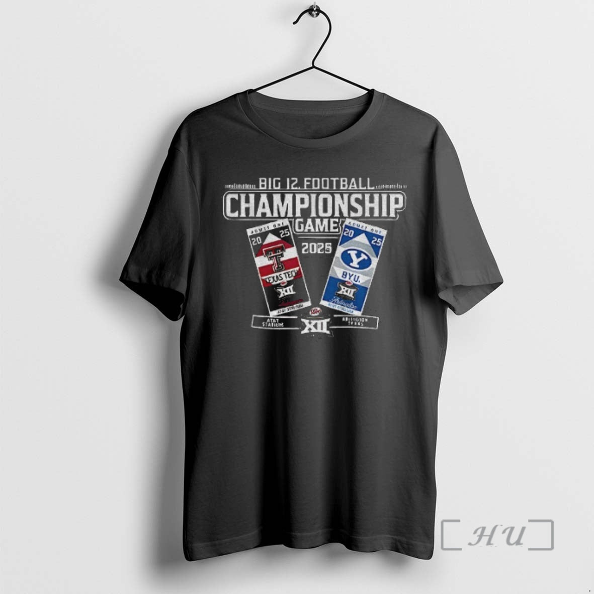 Officials Texas Tech Red Raiders Vs Byu Cougars Big - Adult & Kids T-Shirts, Sweatshirts & Hoodies apparel design preview 1