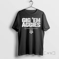 Officials Texas Am Aggies Gig Em 2025 2026 College - Adult & Kids T-Shirts, Sweatshirts & Hoodies apparel design preview 1