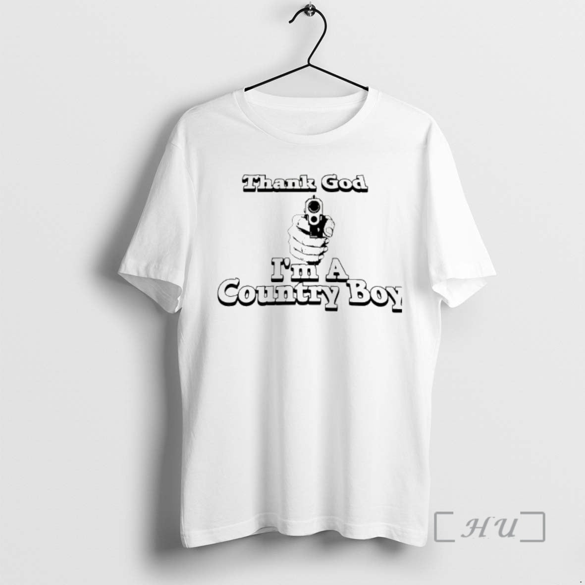 Officials Thank God Im Country Boy - Adult & Kids T-Shirts, Sweatshirts & Hoodies apparel design preview 1