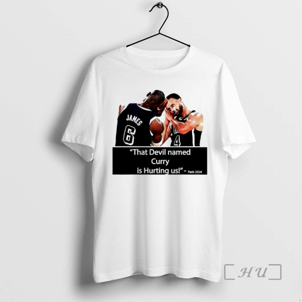 Officials That Devil Named Curry Is Hurting Us Paris - Adult & Kids T-Shirts, Sweatshirts & Hoodies apparel design preview 1