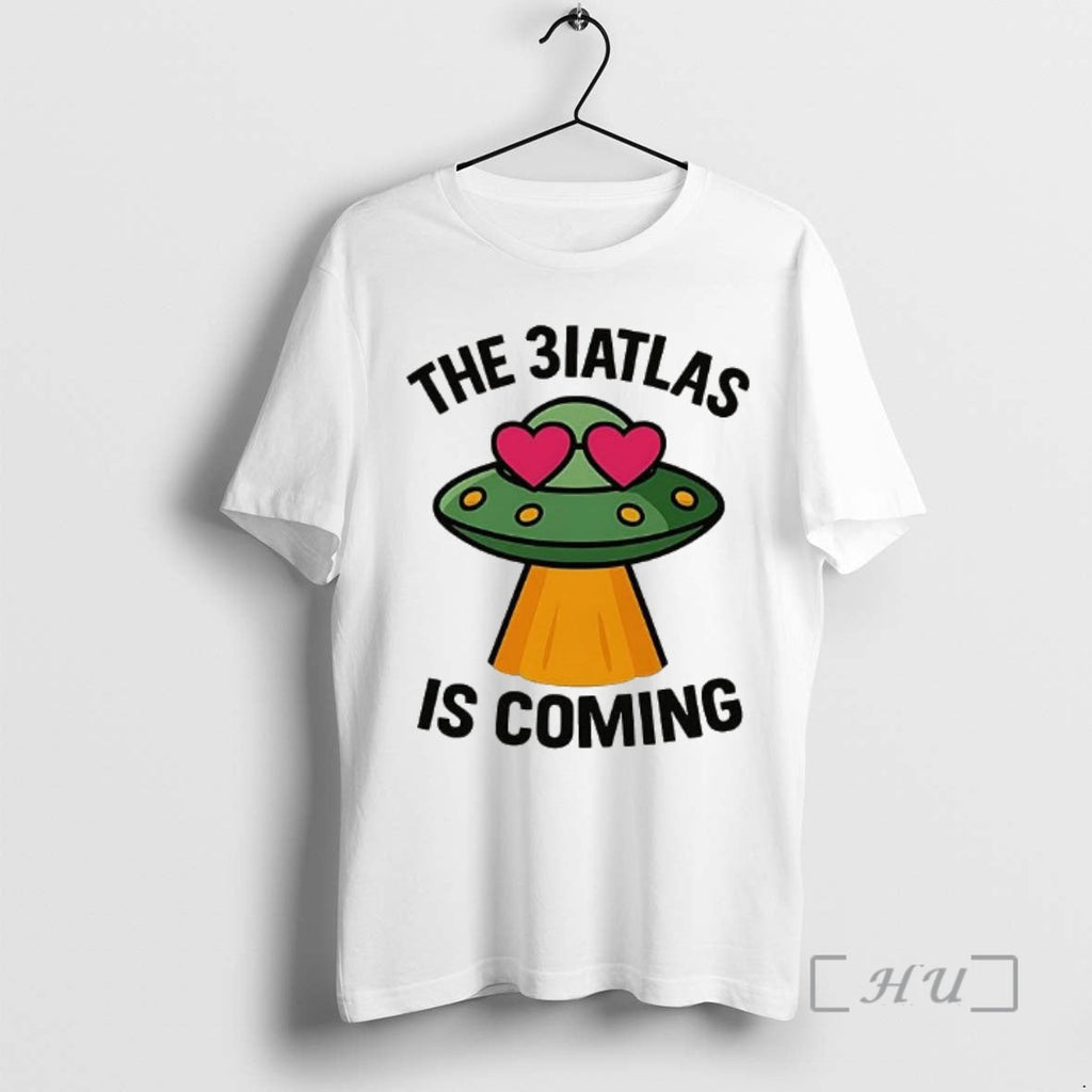 Officials 3iatlas Is Coming - Adult & Kids T-Shirts, Sweatshirts & Hoodies apparel design preview 1