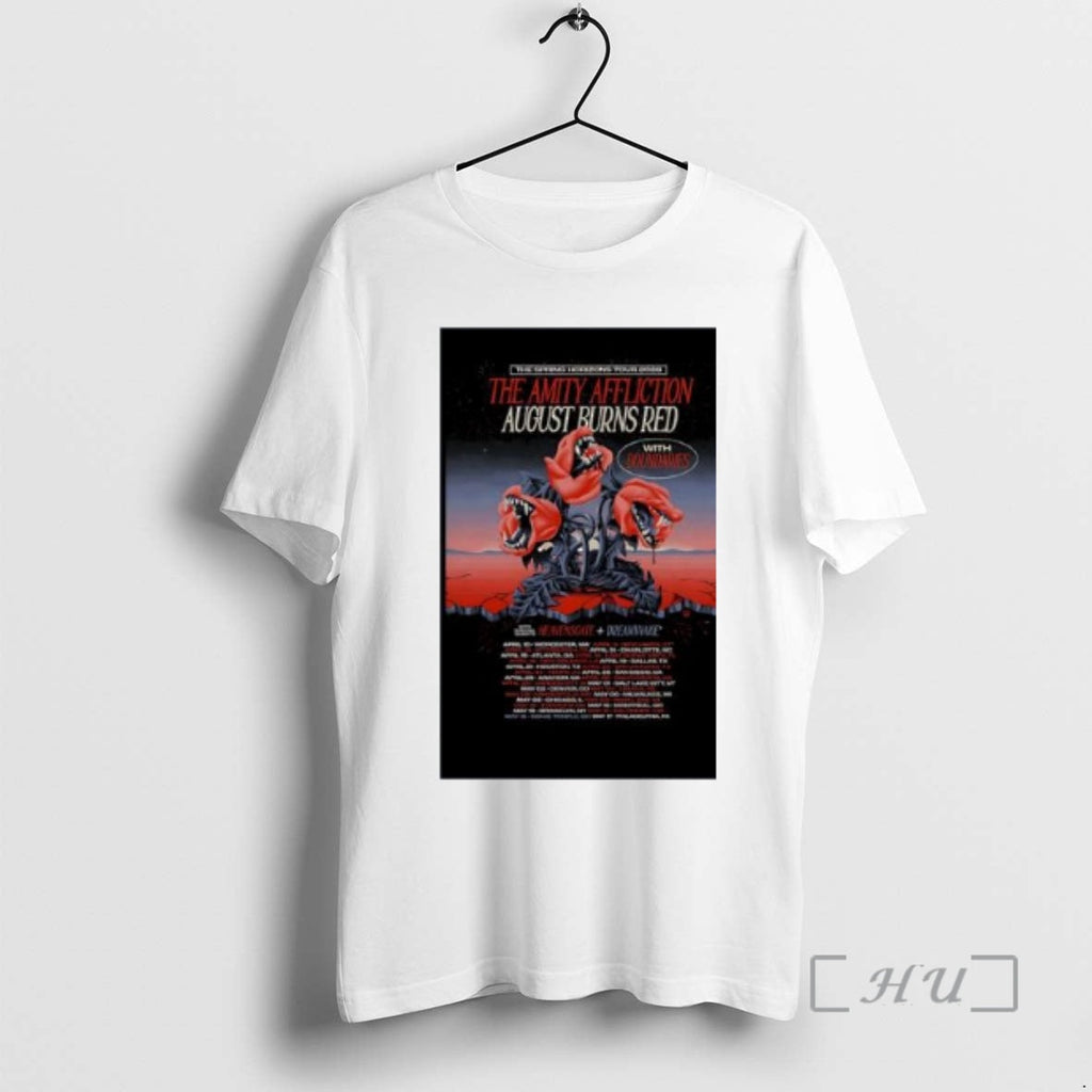 Officials Amity Affliction August Burns Red North - Adult & Kids T-Shirts, Sweatshirts & Hoodies apparel design preview 1