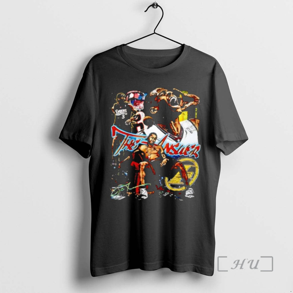 Officials The Answer Allen Iverson Philadelphia 76ers - Adult & Kids T-Shirts, Sweatshirts & Hoodies apparel design preview 1