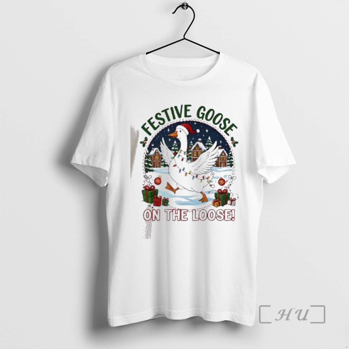 Officials Festive Goose Is Officially Loose - Adult & Kids T-Shirts, Sweatshirts & Hoodies apparel design preview 1
