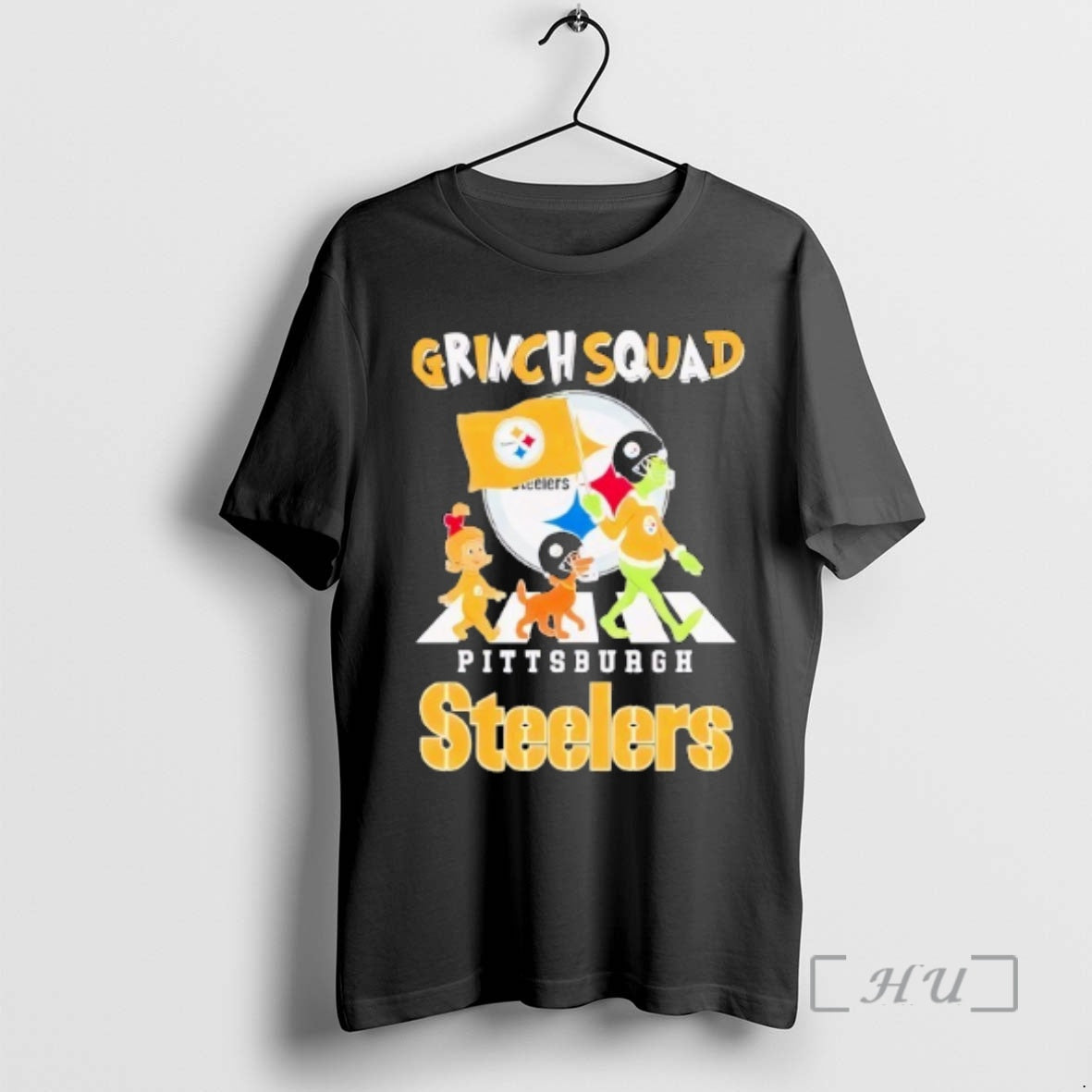 Officials Grinch Cindy Lou Max X Pittsburgh Slers - Adult & Kids T-Shirts, Sweatshirts & Hoodies apparel design preview 1