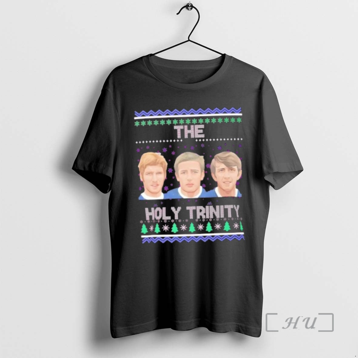 Officials Holy Trinity Football Festive Legends - Adult & Kids T-Shirts, Sweatshirts & Hoodies apparel design preview 1