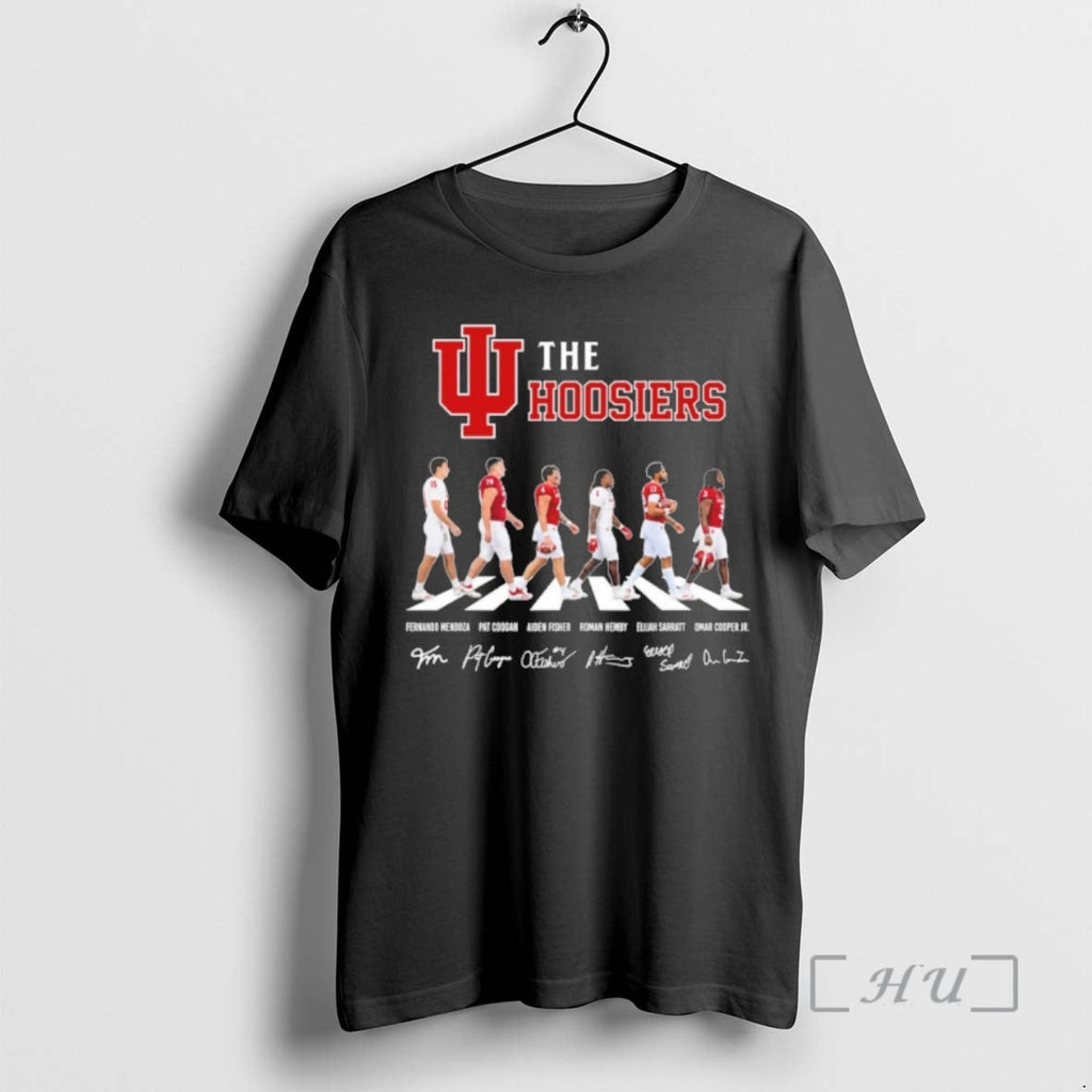 Officials Hoosiers Player Abbey Road Signature - Adult & Kids T-Shirts, Sweatshirts & Hoodies apparel design preview 1