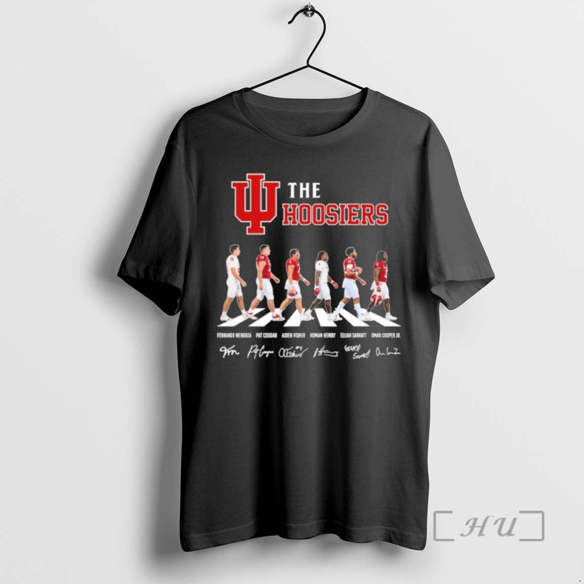 Officials Hoosiers Player Abbey Road Signature - Adult & Kids T-Shirts, Sweatshirts & Hoodies apparel design preview 1