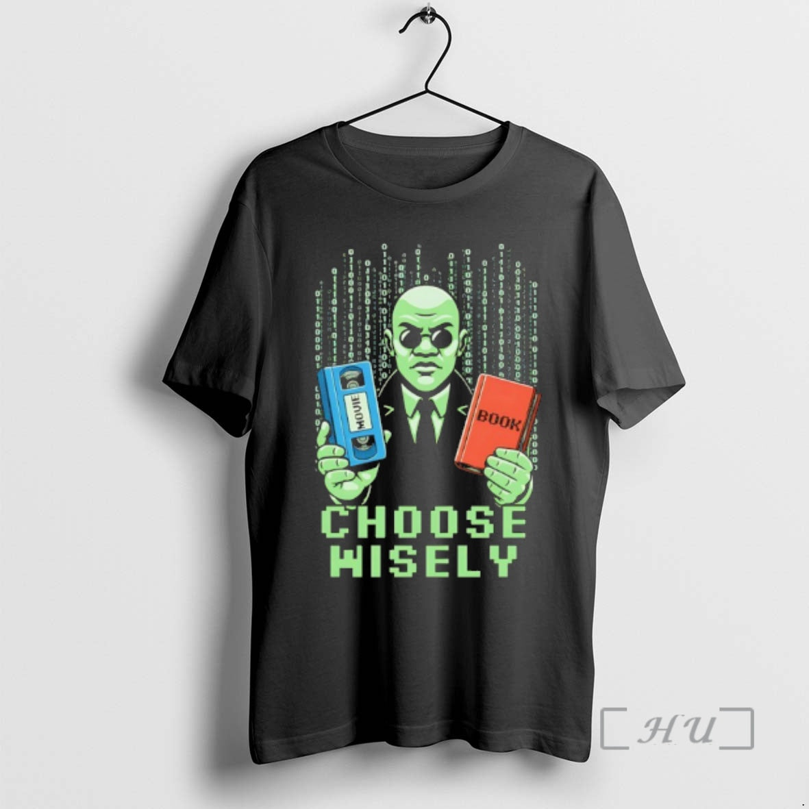 Officials The Matrix Choose Wisely Movie Or Book Meme - Adult & Kids T-Shirts, Sweatshirts & Hoodies apparel design preview 1