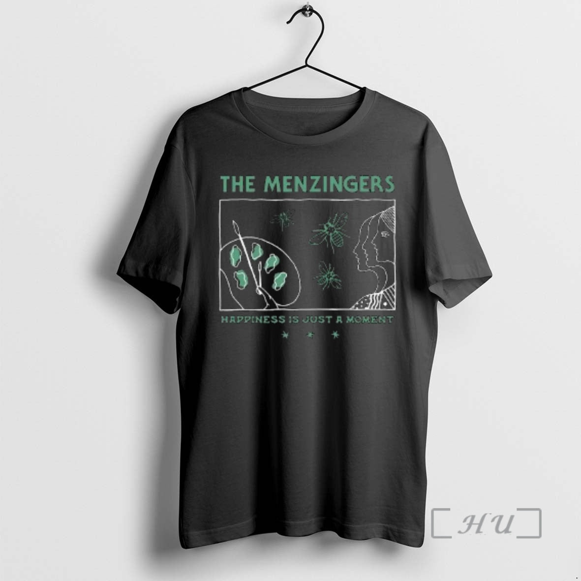 Officials Menzingers Painter Circle Black - Adult & Kids T-Shirts, Sweatshirts & Hoodies apparel design preview 1