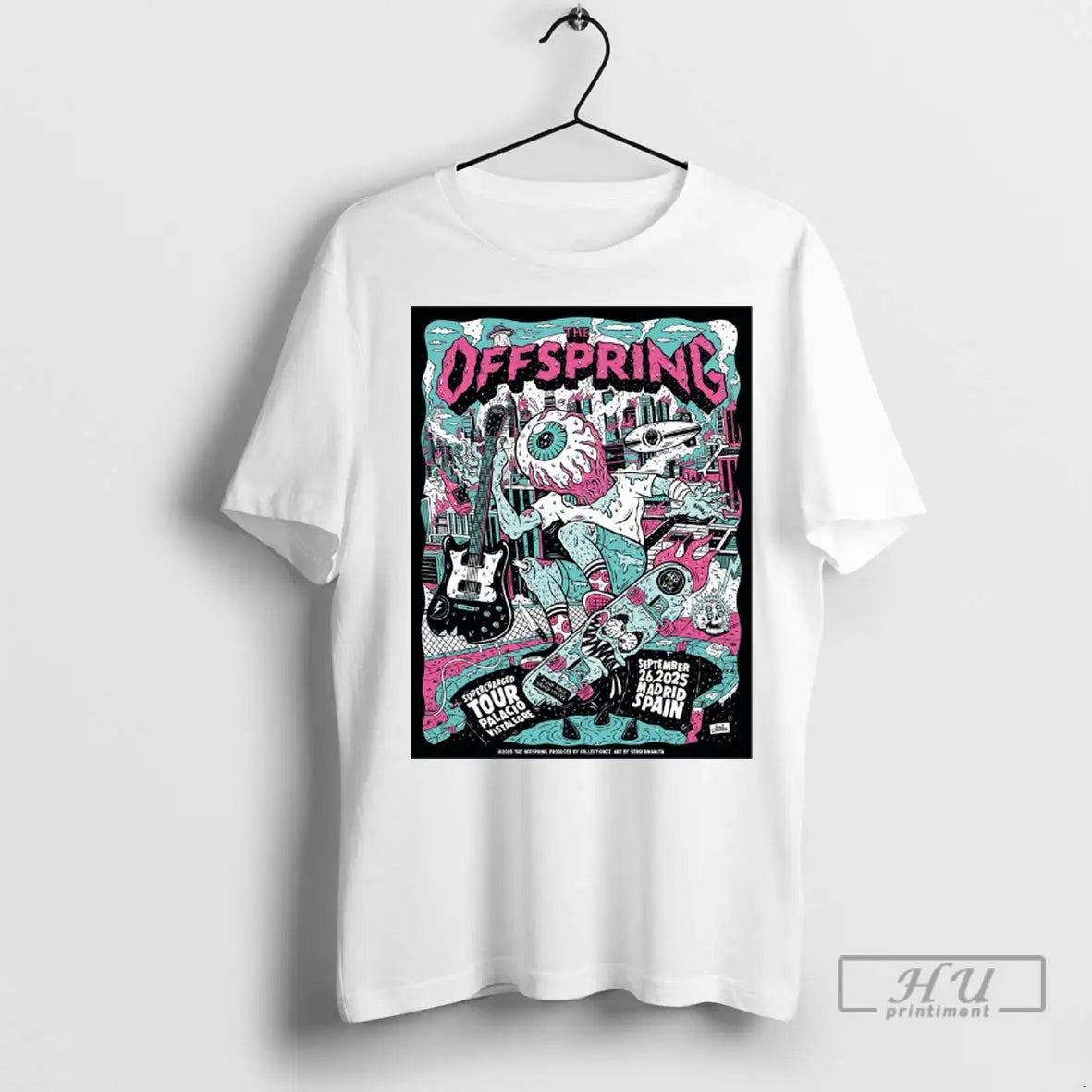 Officials The Offspring Supercharged Tour Palacio - Adult & Kids T-Shirts, Sweatshirts & Hoodies apparel design preview 1