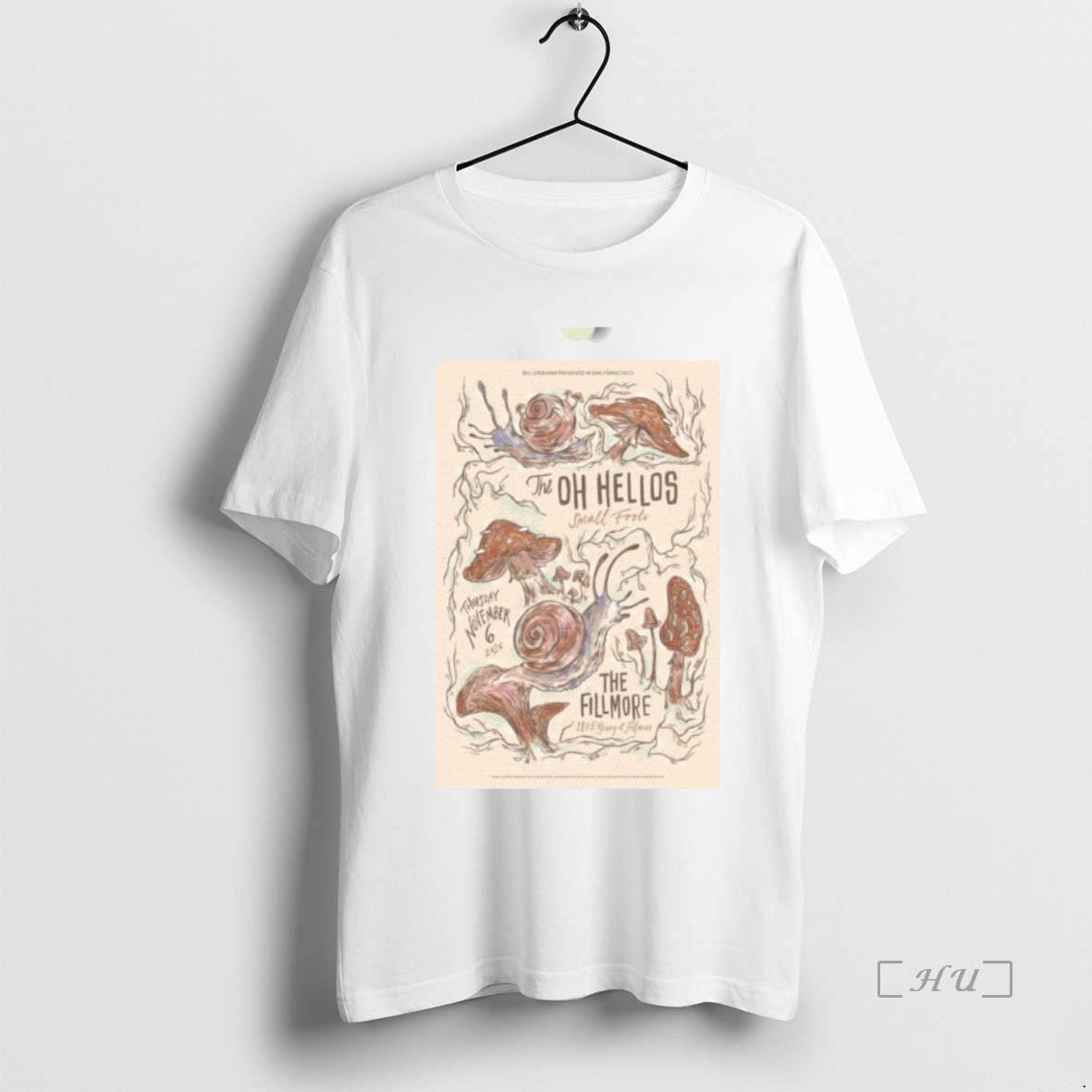 Officials Oh Hellos San Francisco Ca November 6 2025 - Adult & Kids T-Shirts, Sweatshirts & Hoodies apparel design preview 1
