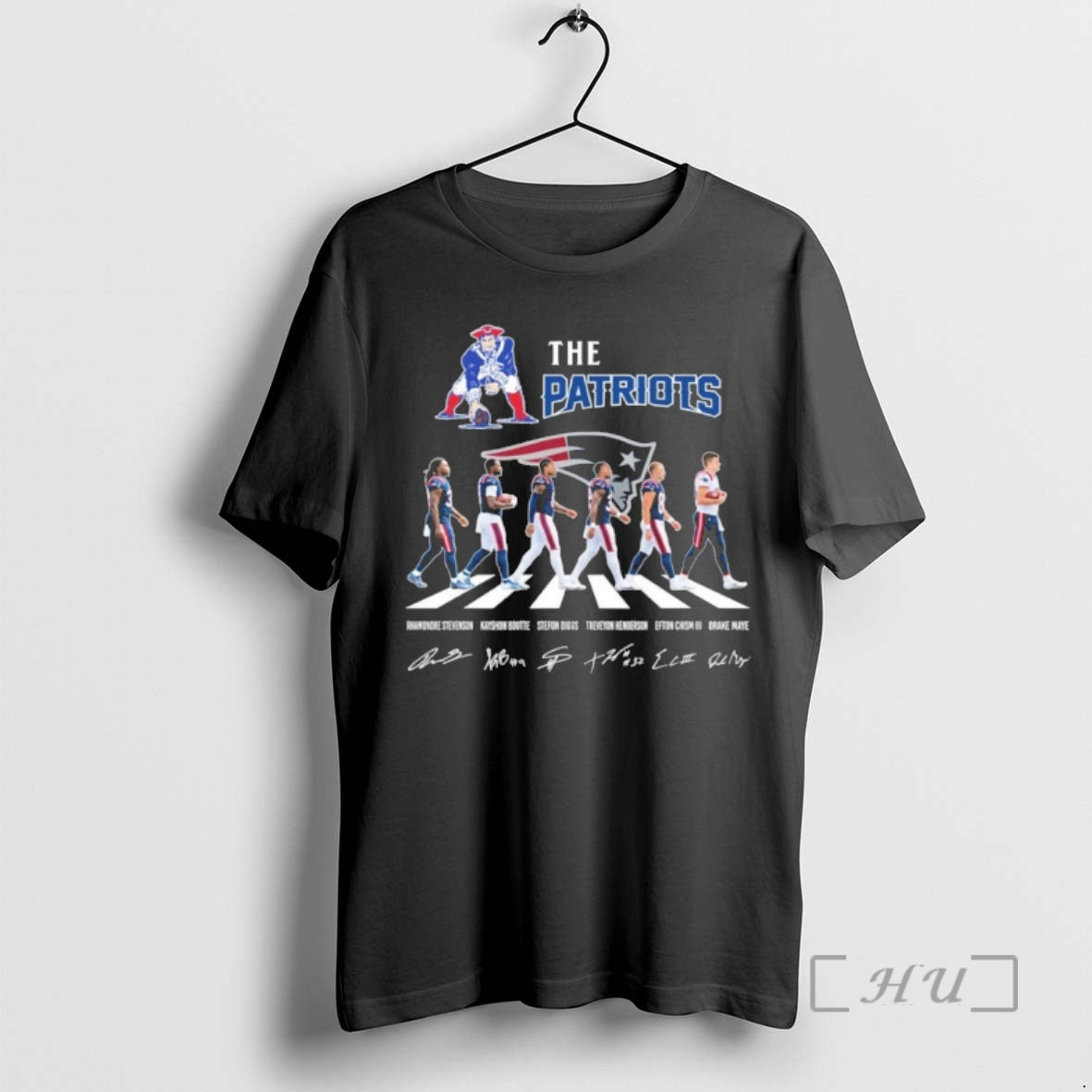 Officials Patriots Player Abbey Road Signature - Adult & Kids T-Shirts, Sweatshirts & Hoodies apparel design preview 1