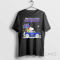 Officials Peanuts X New York Giants Driving Car - Adult & Kids T-Shirts, Sweatshirts & Hoodies apparel design preview 1