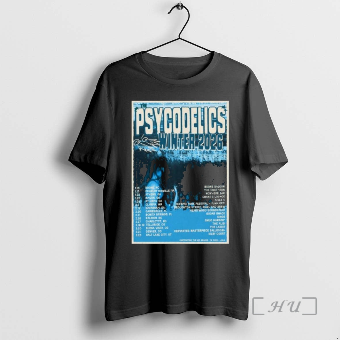 Officials Psycodelics Winter 26 Tour - Adult & Kids T-Shirts, Sweatshirts & Hoodies apparel design preview 1