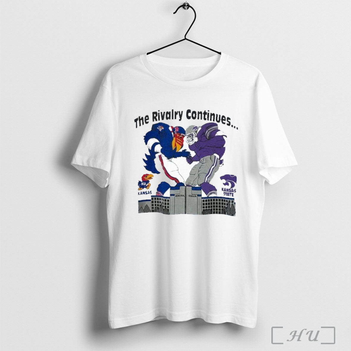 Officials The Rivalry Continues Kansas Jayhawks Vs K - Adult & Kids T-Shirts, Sweatshirts & Hoodies apparel design preview 1