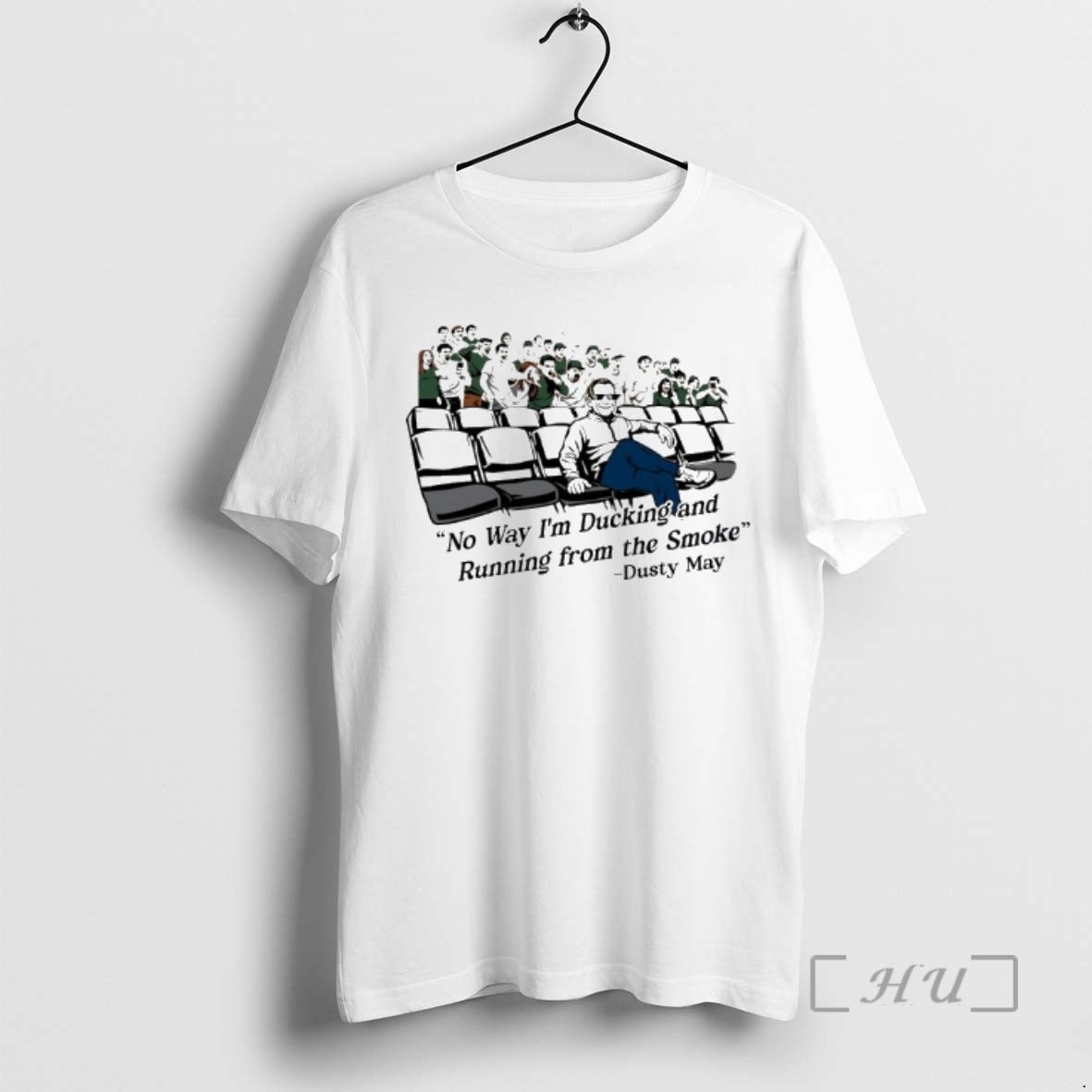 Officials Smoke Coach Dusty May No Way Im Ducking - Adult & Kids T-Shirts, Sweatshirts & Hoodies apparel design preview 1