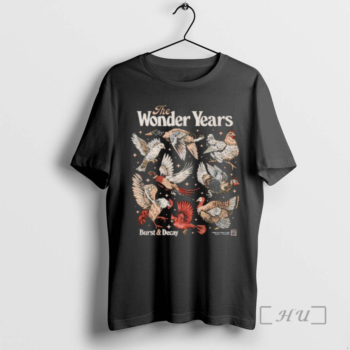 Officials Wonder Years Bird Collage - Adult & Kids T-Shirts, Sweatshirts & Hoodies apparel design preview 1