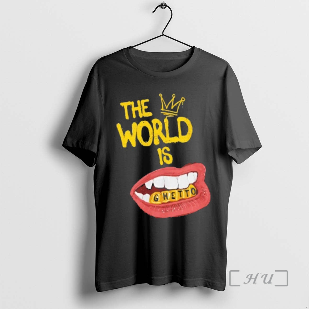 Officials World Is Ghetto - Adult & Kids T-Shirts, Sweatshirts & Hoodies apparel design preview 1
