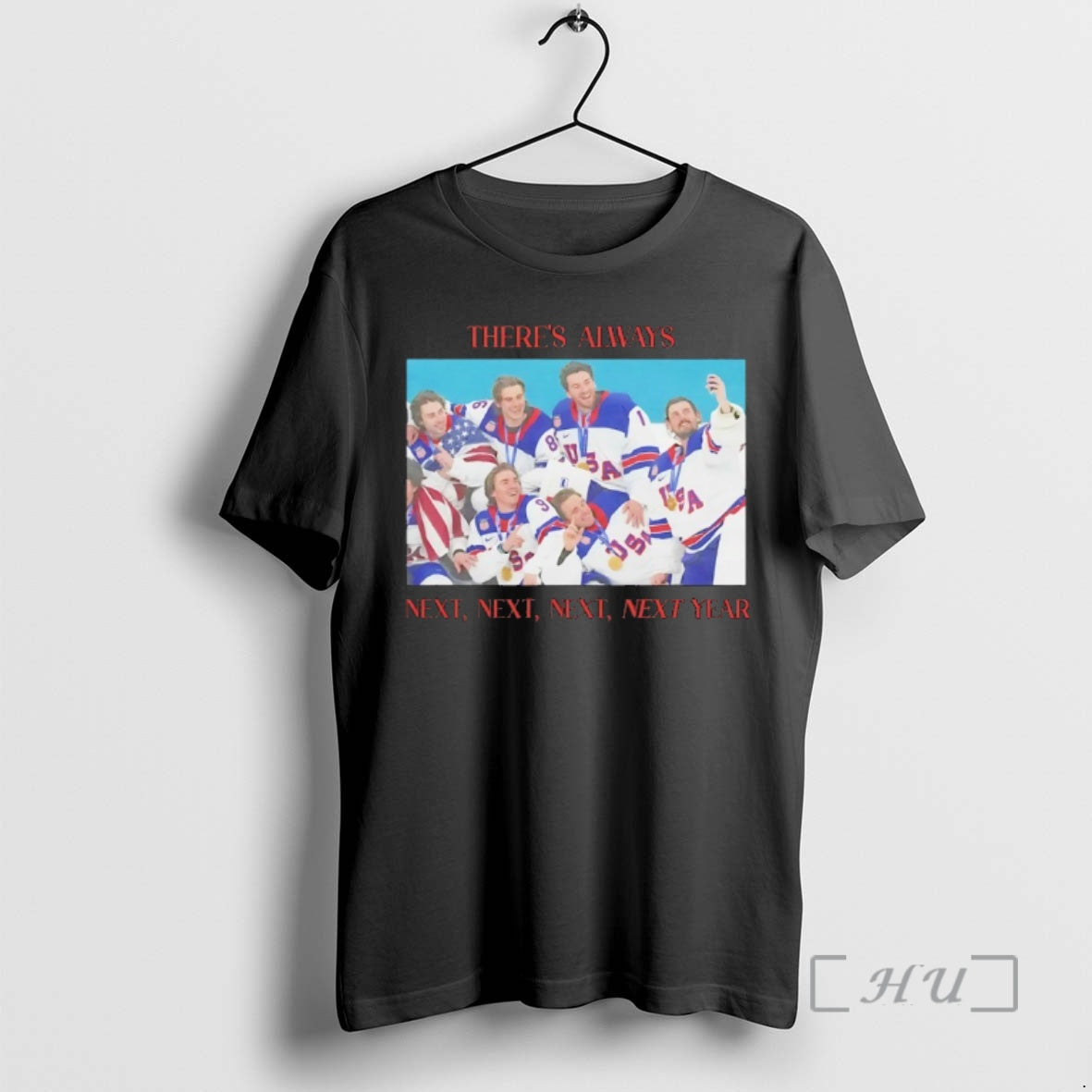 Officials Theres Always Next Year Usa Hockey - Adult & Kids T-Shirts, Sweatshirts & Hoodies apparel design preview 1