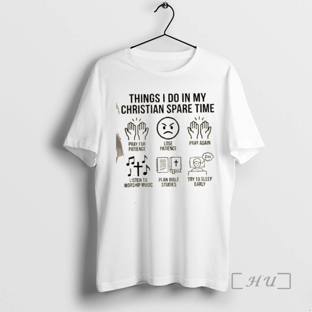 Officials Things I Do My Christian Spare Time - Adult & Kids T-Shirts, Sweatshirts & Hoodies apparel design preview 1