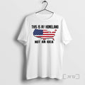 Officials This Is My Homeland Not Idea Usa Flag - Adult & Kids T-Shirts, Sweatshirts & Hoodies apparel design preview 1