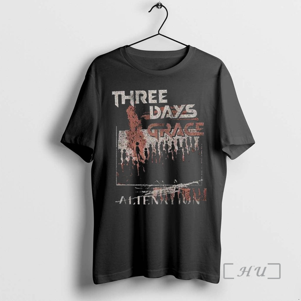 Officials Three Days Grace 2026 Alienation Tour All - Adult & Kids T-Shirts, Sweatshirts & Hoodies apparel design preview 1