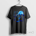 Officials Three Wolves Howling Under Icy Full Moon - Adult & Kids T-Shirts, Sweatshirts & Hoodies apparel design preview 1