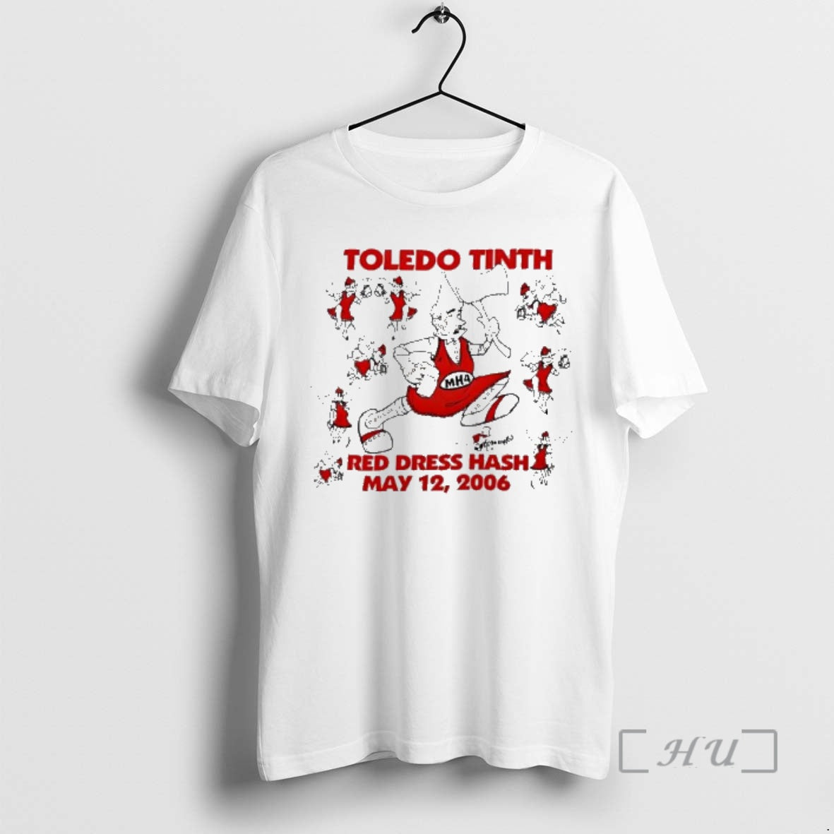 Officials Toledo Tinth Red Dress Hash May 12 2006 - Adult & Kids T-Shirts, Sweatshirts & Hoodies apparel design preview 1