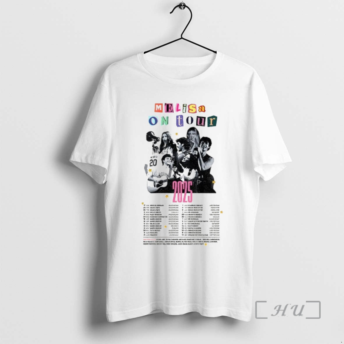 Officials Tour Melisa 2025 - Adult & Kids T-Shirts, Sweatshirts & Hoodies apparel design preview 1